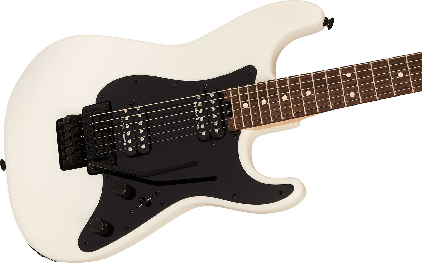 Charvel So-cal Sc1 Style 1 Hh Fr Pro-mod 2h Seymour Duncan Rw - Snow White - E-Gitarre in Str-Form - Variation 2