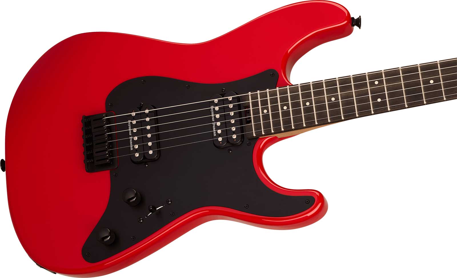 Charvel So-cal Style 1 Hh Pro-mod Plus 2h Seymour Duncan Eb - Ferrari Red - E-Gitarre in Str-Form - Variation 2