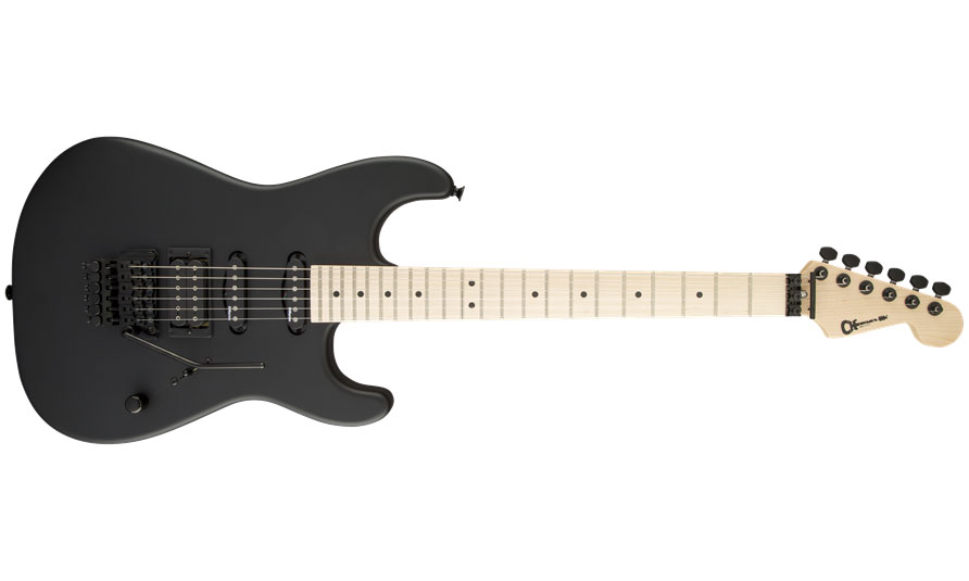 Charvel San Dimas Style 1 Hss Fr M Usa Select Dimarzio Fr Mn - Pitch Black - E-Gitarre in Str-Form - Variation 1