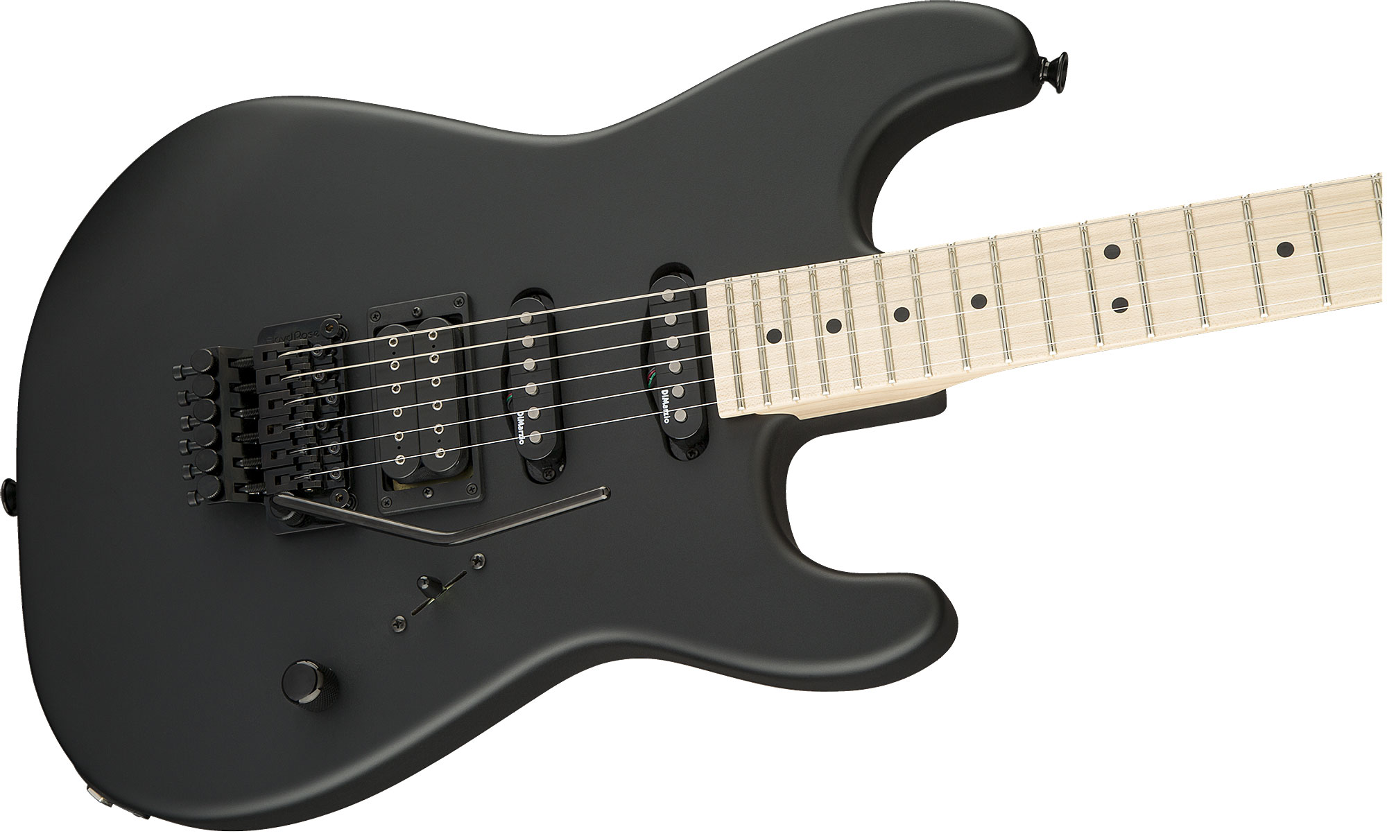 Charvel San Dimas Style 1 Hss Fr M Usa Select Dimarzio Fr Mn - Pitch Black - E-Gitarre in Str-Form - Variation 3