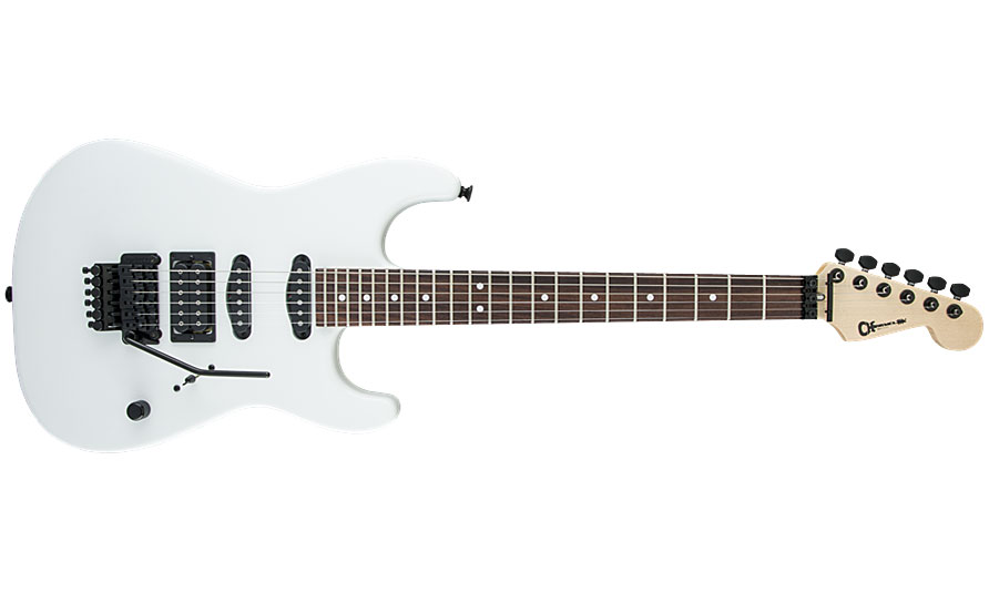 Charvel Usa Select San Dimas Style 1 Hss Fr Rw - Snow Blind Satin - E-Gitarre in Str-Form - Variation 1