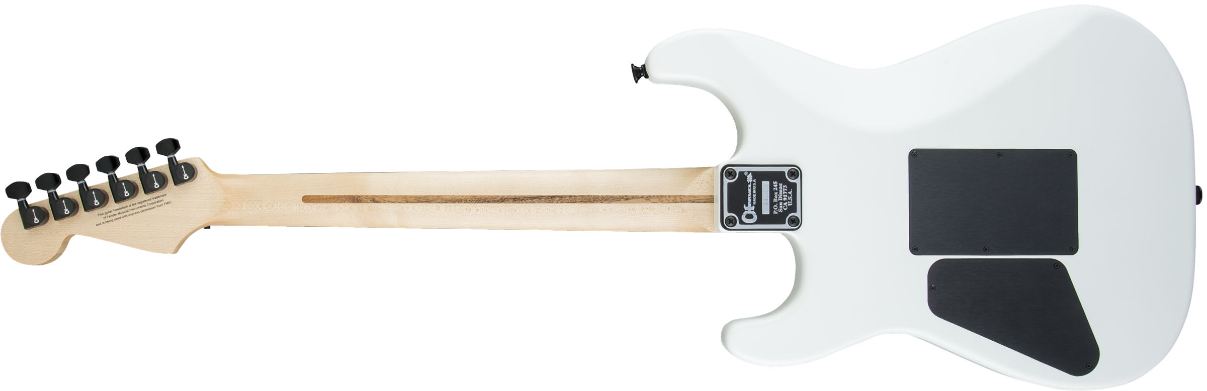 Charvel Usa Select San Dimas Style 1 Hss Fr Rw - Snow Blind Satin - E-Gitarre in Str-Form - Variation 2