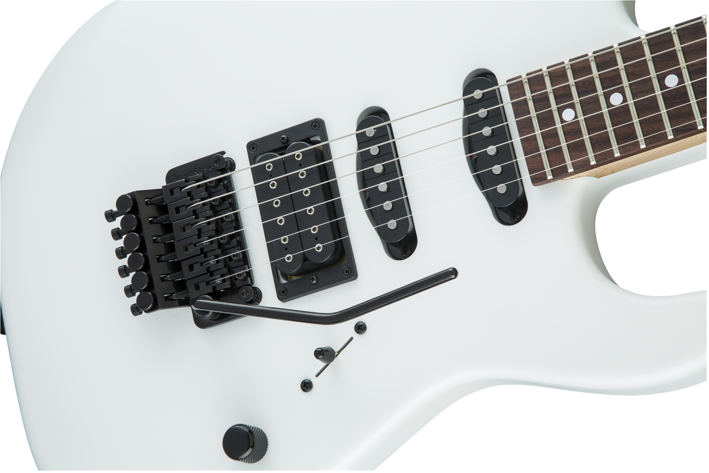 Charvel Usa Select San Dimas Style 1 Hss Fr Rw - Snow Blind Satin - E-Gitarre in Str-Form - Variation 3