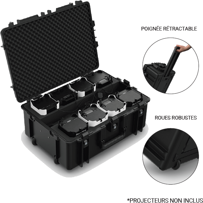 Chauvet Dj Freedom Charge 8p - DJ-Trolleytasche - Main picture