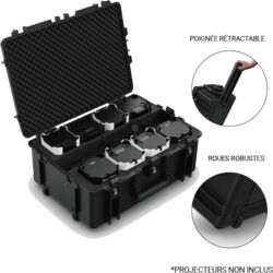 Dj-trolleytasche Chauvet dj Freedom Charge 8P