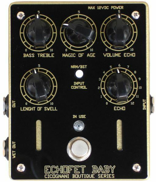 Cicognani Engineering Echofet Baby Boutique - Reverb/Delay/Echo Effektpedal - Main picture