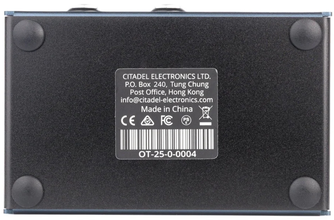 Citadel Electronics Ltd Overtuber Overdrive - Overdrive/Distortion/Fuzz Effektpedal - Variation 3