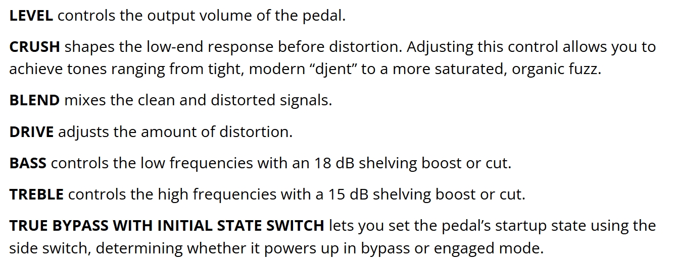 Citadel Electronics Ltd Plutonium Overdrive - Overdrive/Distortion/Fuzz Effektpedal - Variation 4