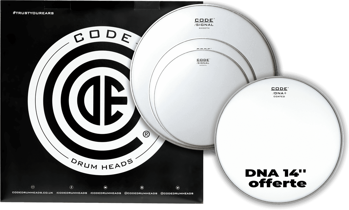 Code Drumheads Pack Smooth Rock + Dna 14 Offerte - Fell Set - Main picture