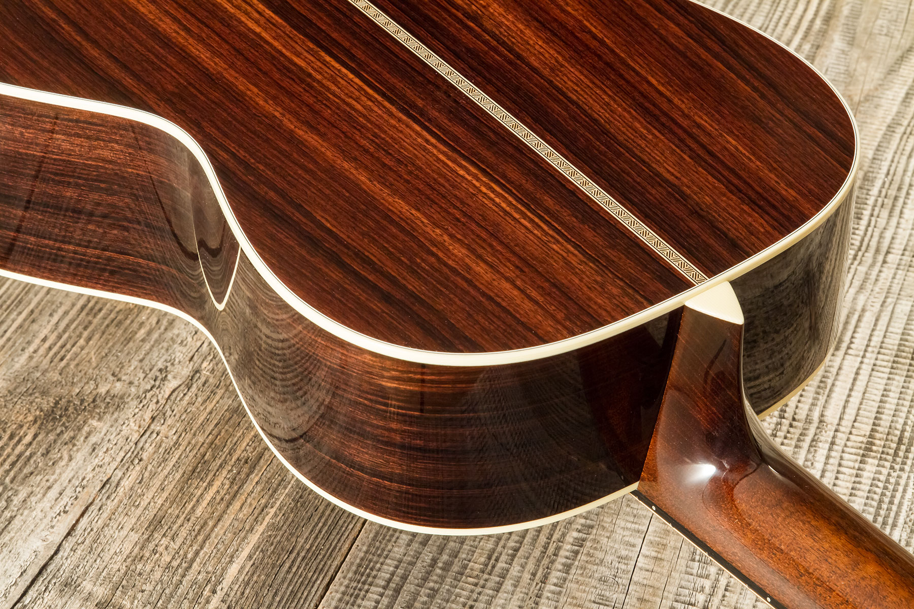 Collings 002h 12-fret Epicea Palissandre Eb #34811 - Natural High Gloss - Folk-Gitarre - Variation 5