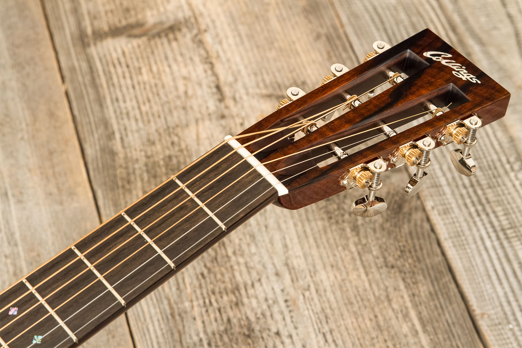 Collings 002h 12-fret Epicea Palissandre Eb #34811 - Natural High Gloss - Folk-Gitarre - Variation 7