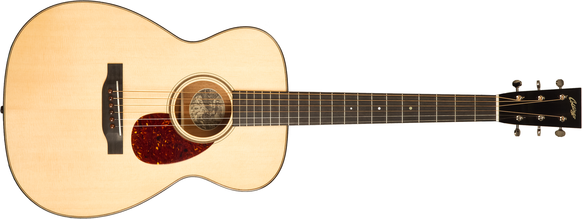 Collings 001 14-fret Traditional Grand Concert Epicea Acajou Eb #34443 - Natural - Folk-Gitarre - Main picture
