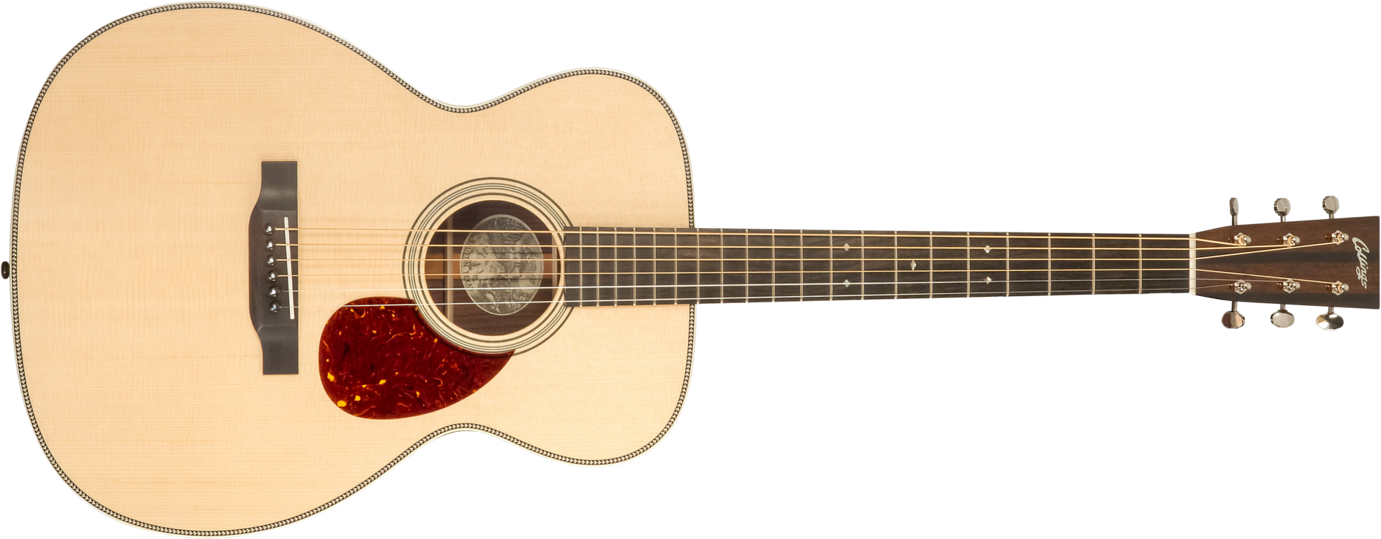 Collings Om2h Standard Orchestra Model Epicea Palissandre Eb #35207 - Natural High Gloss - Folk-Gitarre - Main picture