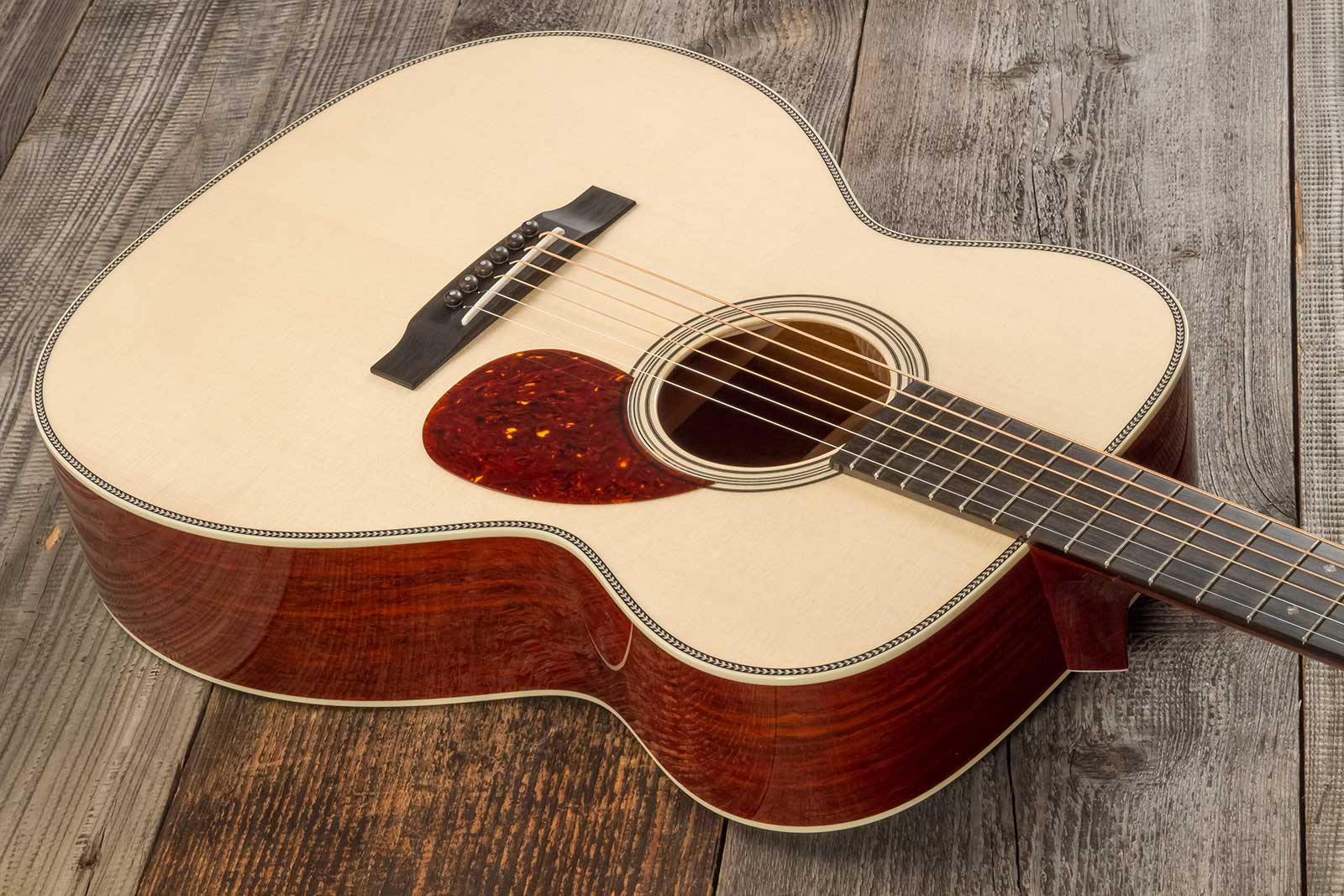 Collings Om2h Custom Orchestra Model Epicea Engelmann Cocobolo Eb #34448 - Natural - Folk-Gitarre - Variation 2
