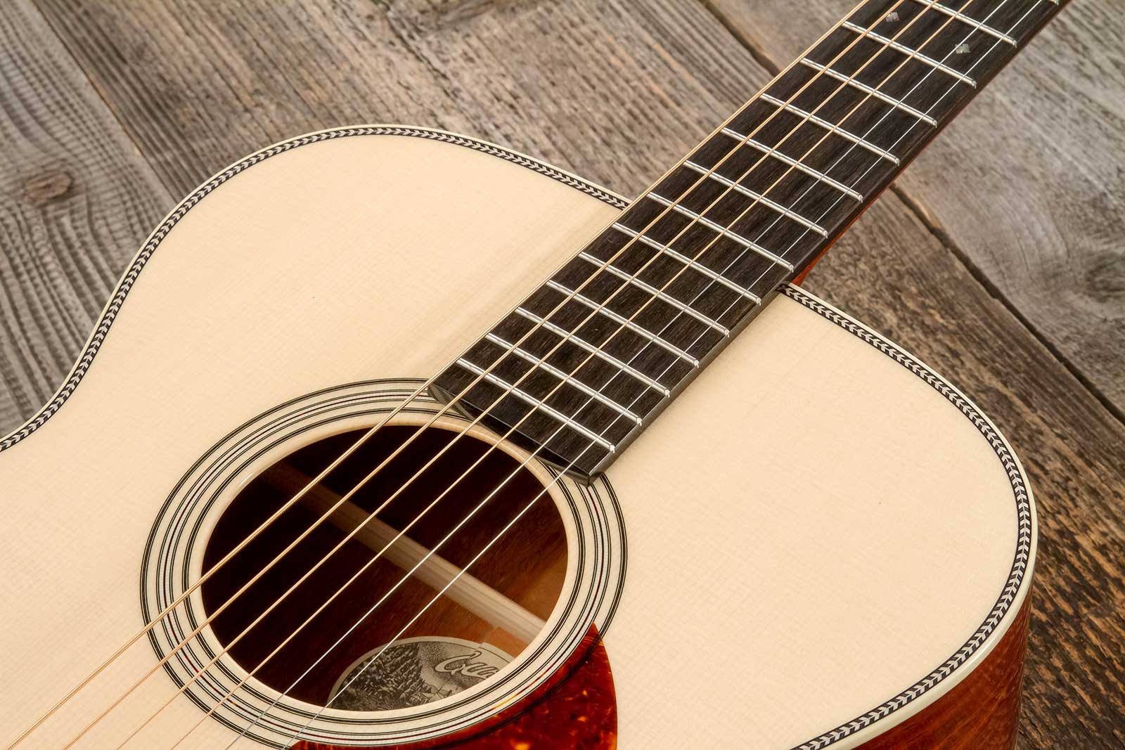 Collings Om2h Custom Orchestra Model Epicea Engelmann Cocobolo Eb #34448 - Natural - Folk-Gitarre - Variation 3