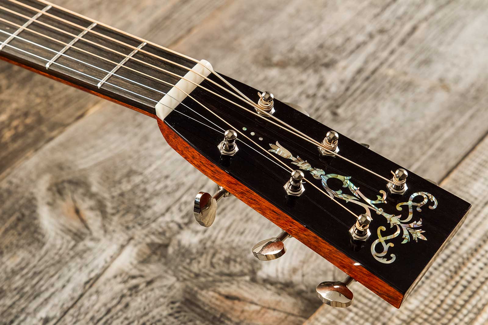 Collings Om2h Custom Orchestra Model Epicea Engelmann Cocobolo Eb #34448 - Natural - Folk-Gitarre - Variation 8