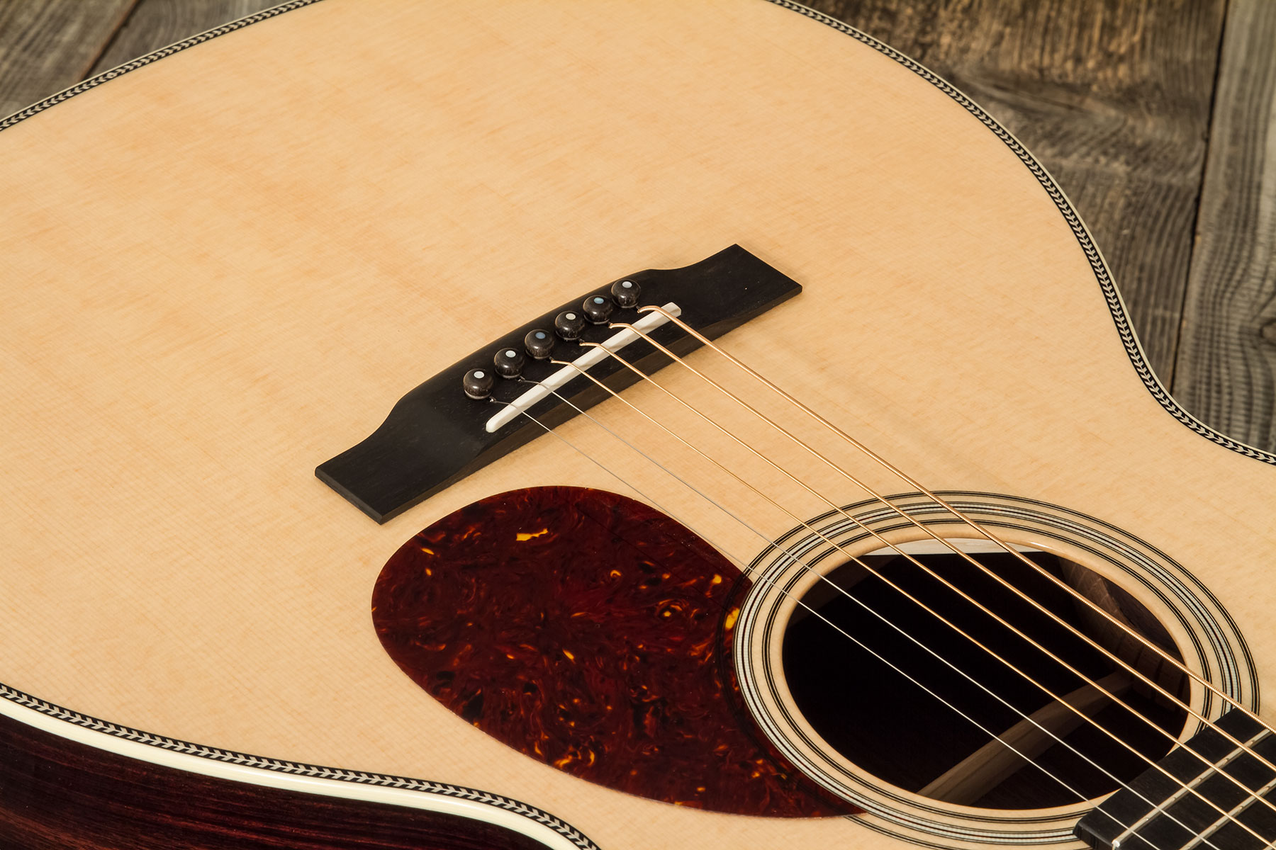 Collings Om2h Ss Orchestra Model Shsc Epicea Palissandre Eb #34819 - Natural High Gloss - Folk-Gitarre - Variation 3