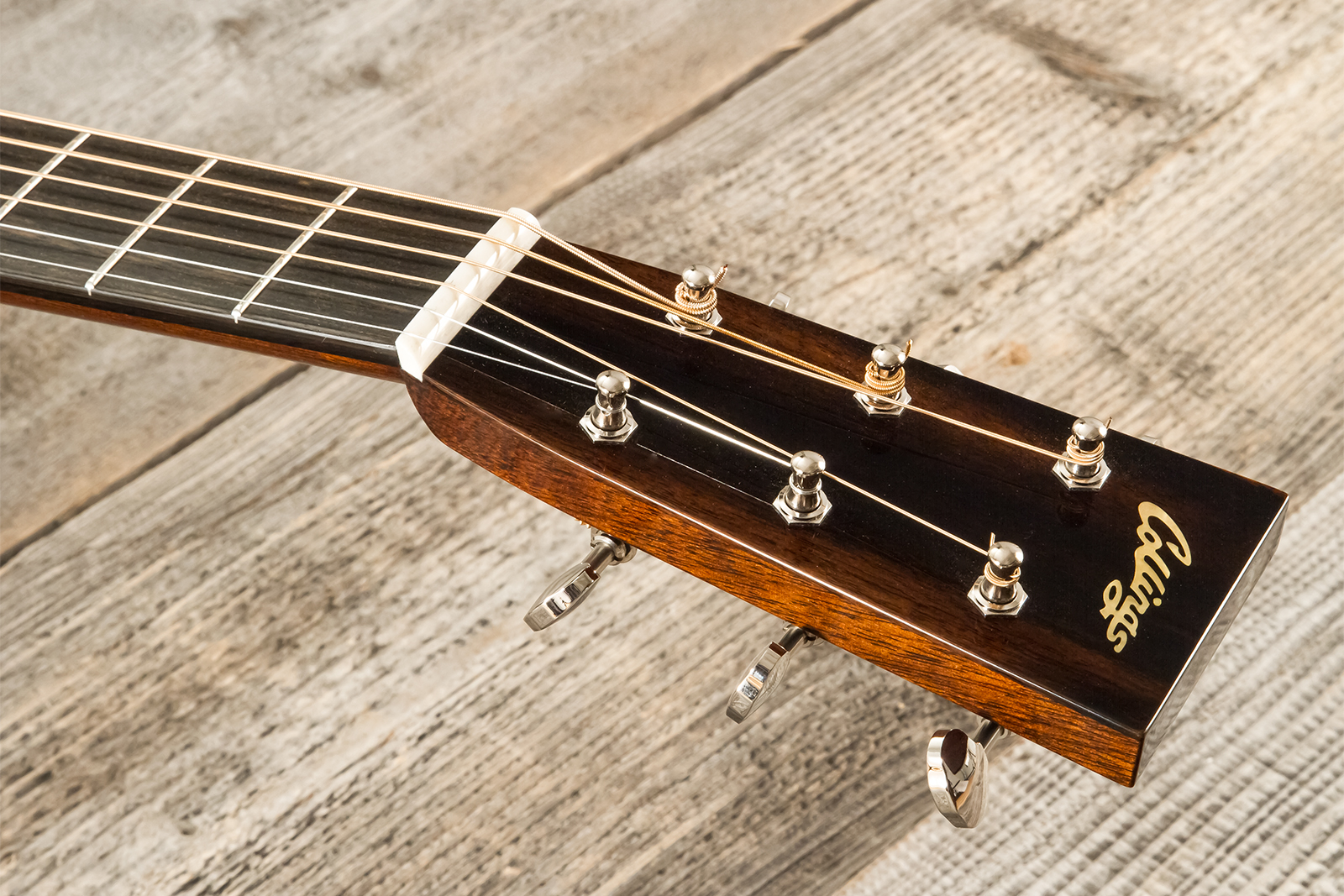Collings Om2h T Traditional Orchestra Model Epicea Palissandre Eb #35208 - Natural High Gloss - Folk-Gitarre - Variation 6