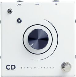 Overdrive/distortion/fuzz effektpedal Collision devices Singularity White