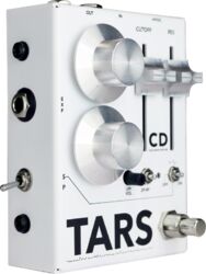 Overdrive/distortion/fuzz effektpedal Collision devices Tars Silver On White