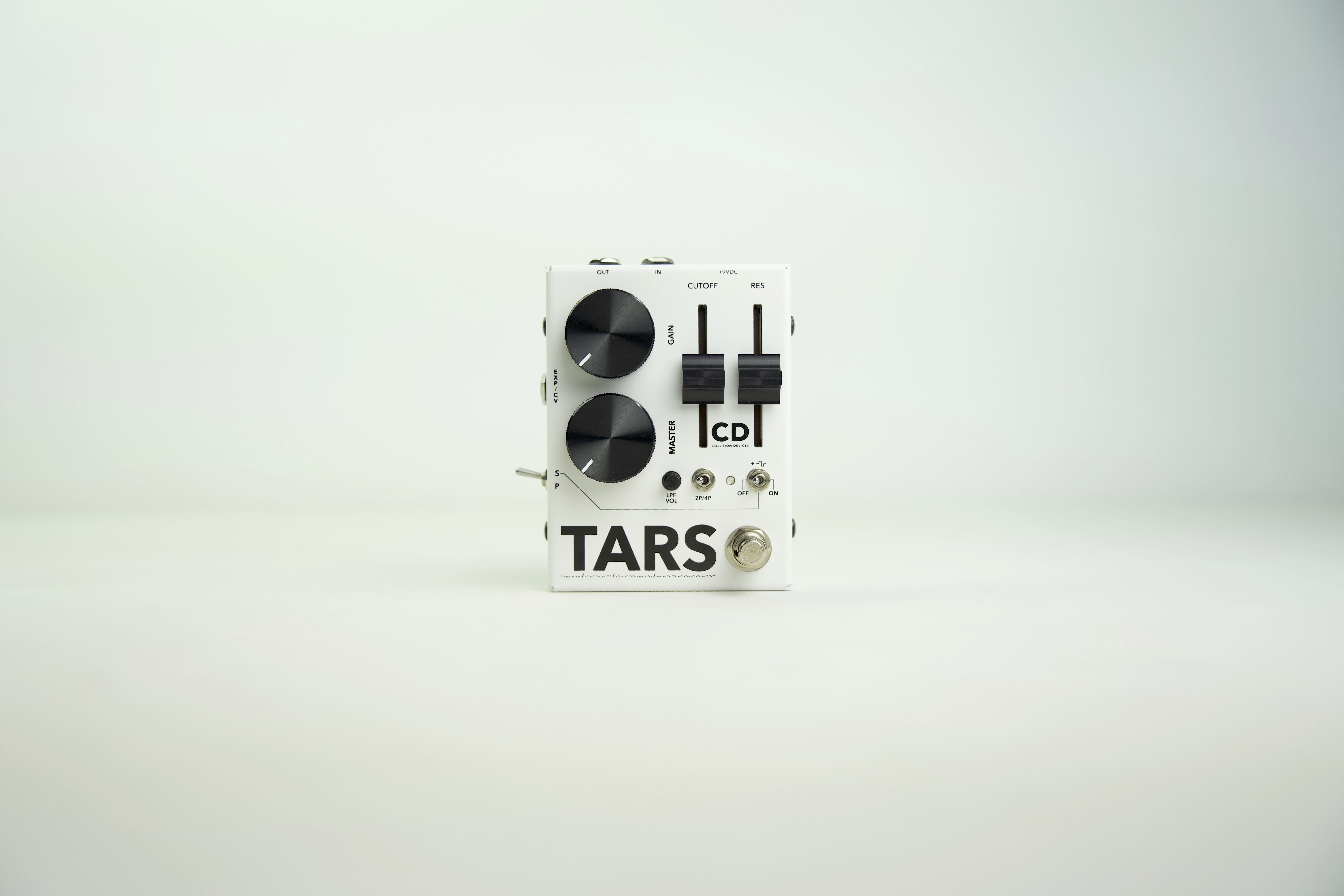 Collision Devices Tars Synth Fuzz Black On White - Overdrive/Distortion/Fuzz Effektpedal - Variation 1