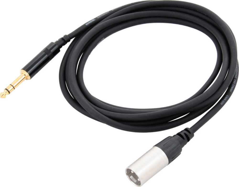 Cordial Cfm3mv Xlr Male Jack Stereo Male 3m - Kabel - Main picture