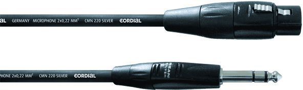 Cordial Cim1.5fv Xlr Femelle / Jack Stereo - 1,5m - Kabel - Main picture