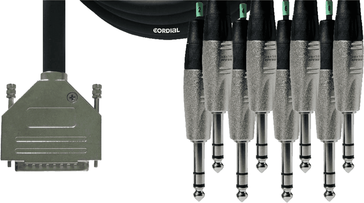 Cordial Subd Trs 1.5m - Multicore-Kabel - Main picture