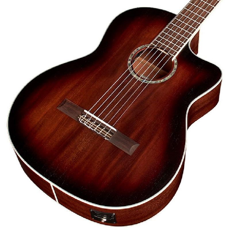 Cordoba C4-ce Iberia 4/4 Cw Epicea Acajou Pf - Charcoal Burst - Konzertgitarren 4/4 - Variation 2