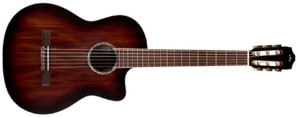 Cordoba C4-ce Iberia 4/4 Cw Epicea Acajou Pf - Charcoal Burst - Konzertgitarren 4/4 - Main picture