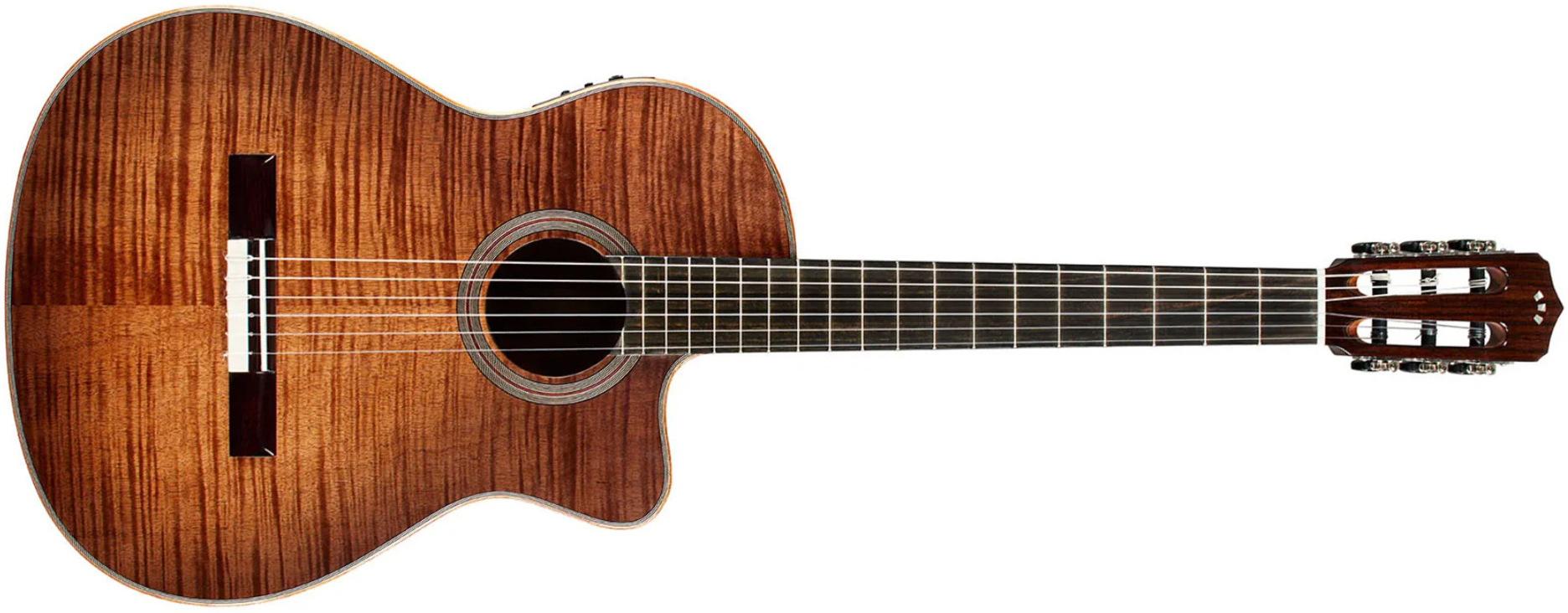 Cordoba Fusion 12 4/4 Cw Epicea Okoume Eb - Cinammon Burst - Konzertgitarren 4/4 - Main picture