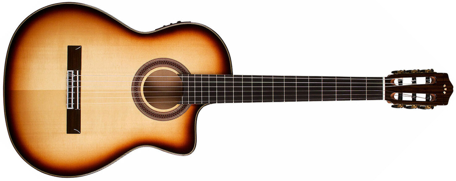 Cordoba Gk Studio Negra Cw Epicea Palissandre Rw - Edge Burst - Konzertgitarren 4/4 - Main picture