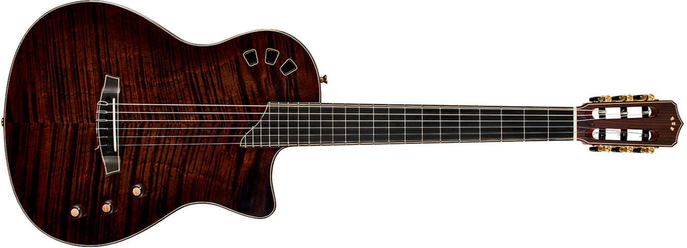 Cordoba Stage Artist Cw Epicea Acajou Eb - Habano Burst - Konzertgitarren 4/4 - Main picture