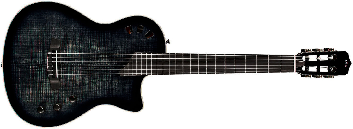 Cordoba Stage Cw Epicea Acajou Eb - Black Burst - Konzertgitarren 4/4 - Main picture
