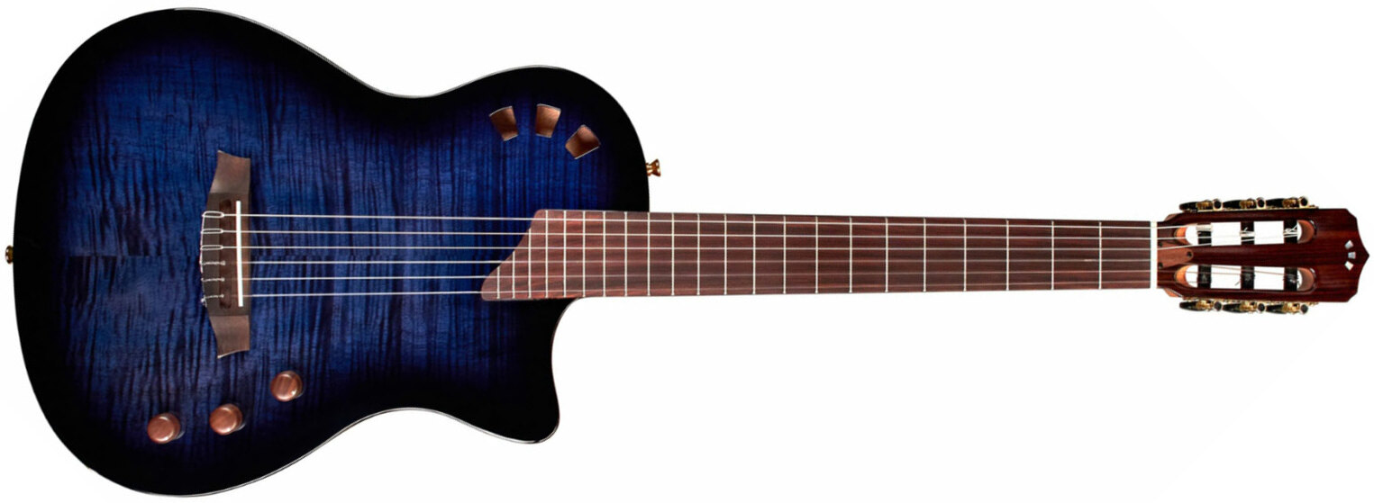 Cordoba Stage Ltd Cw Epicea Acajou Pf - Blue Burst - Konzertgitarren 4/4 - Main picture