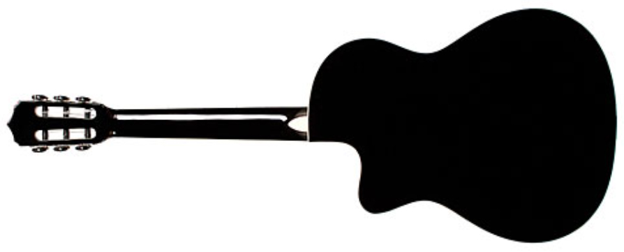 Cordoba Fusion 5 4/4 Cw Epicea Acajou Pf - Jet Black - Konzertgitarren 4/4 - Variation 1