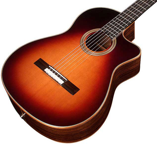 Cordoba Orchestra Cd Ce Fusion Cedre Palissandre Eb - Tear Drop Burst - Konzertgitarren 4/4 - Variation 2
