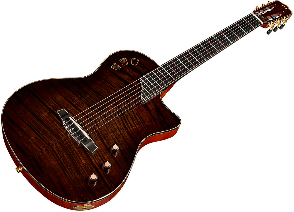 Cordoba Stage Artist Cw Epicea Acajou Eb - Habano Burst - Konzertgitarren 4/4 - Variation 2