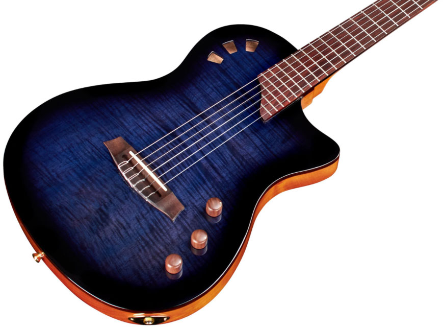 Cordoba Stage Ltd Cw Epicea Acajou Pf - Blue Burst - Konzertgitarren 4/4 - Variation 1