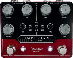 Overdrive/distortion/fuzz effektpedal Cornerstone music gear Imperium Dual Overdrive V2