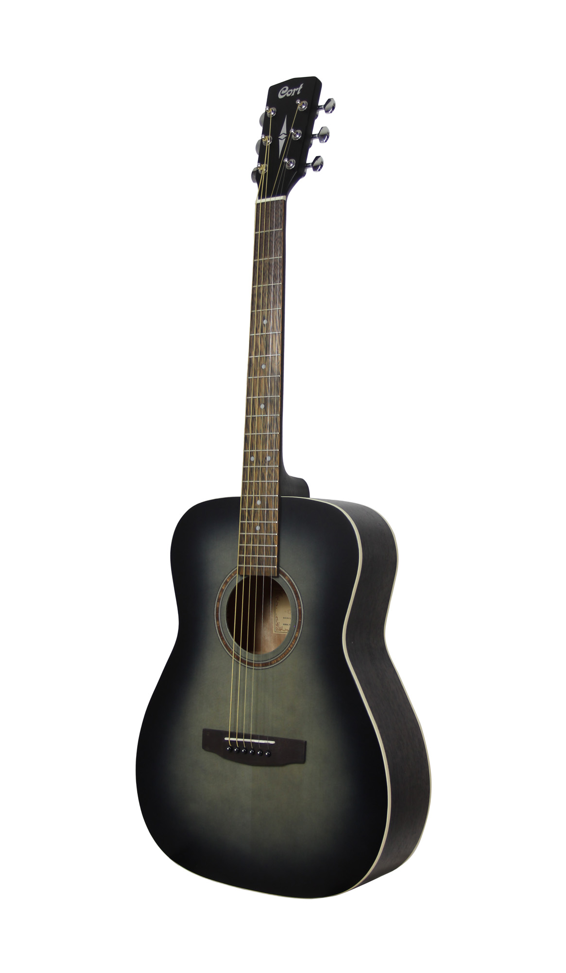 Cort 550opbk Epicea Acajou Mer - Open Pore Black - Folk-Gitarre - Variation 1