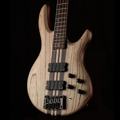 Cort A4 Ultra Ash Active Fishman Fluence Pan - Etched Natural Black - Solidbody E-bass - Variation 1
