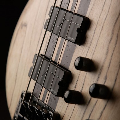 Cort A4 Ultra Ash Active Fishman Fluence Pan - Etched Natural Black - Solidbody E-bass - Variation 3