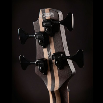 Cort A4 Ultra Ash Active Fishman Fluence Pan - Etched Natural Black - Solidbody E-bass - Variation 5
