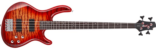 Cort Action Dlx Plus Crs Active Rw - Cherry Red Sunburst - Solidbody E-bass - Variation 1