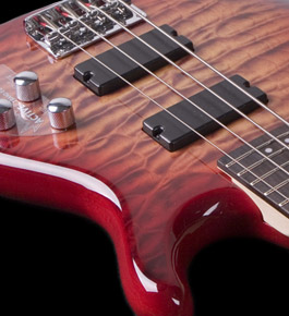 Cort Action Dlx Plus Crs Active Rw - Cherry Red Sunburst - Solidbody E-bass - Variation 2