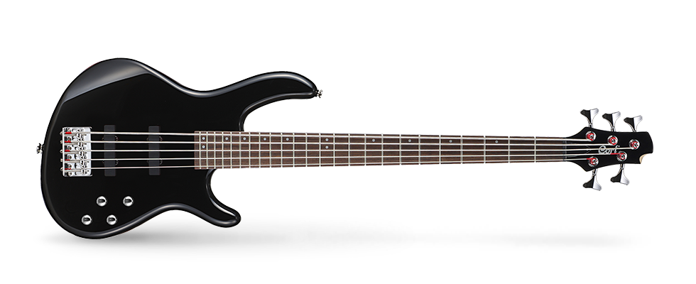 Cort Act5p - Gloss Black - Solidbody E-bass - Variation 1