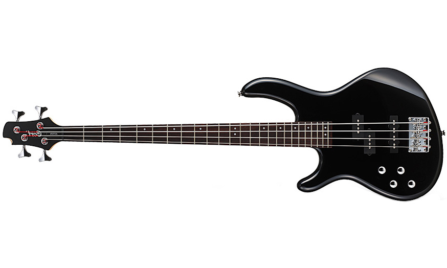 Cort Action Bass Plus Bk Gaucher - Black - Solidbody E-bass - Variation 1