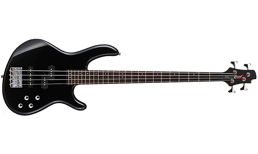 Cort Action Bass Plus Bk - Black - Solidbody E-bass - Variation 1