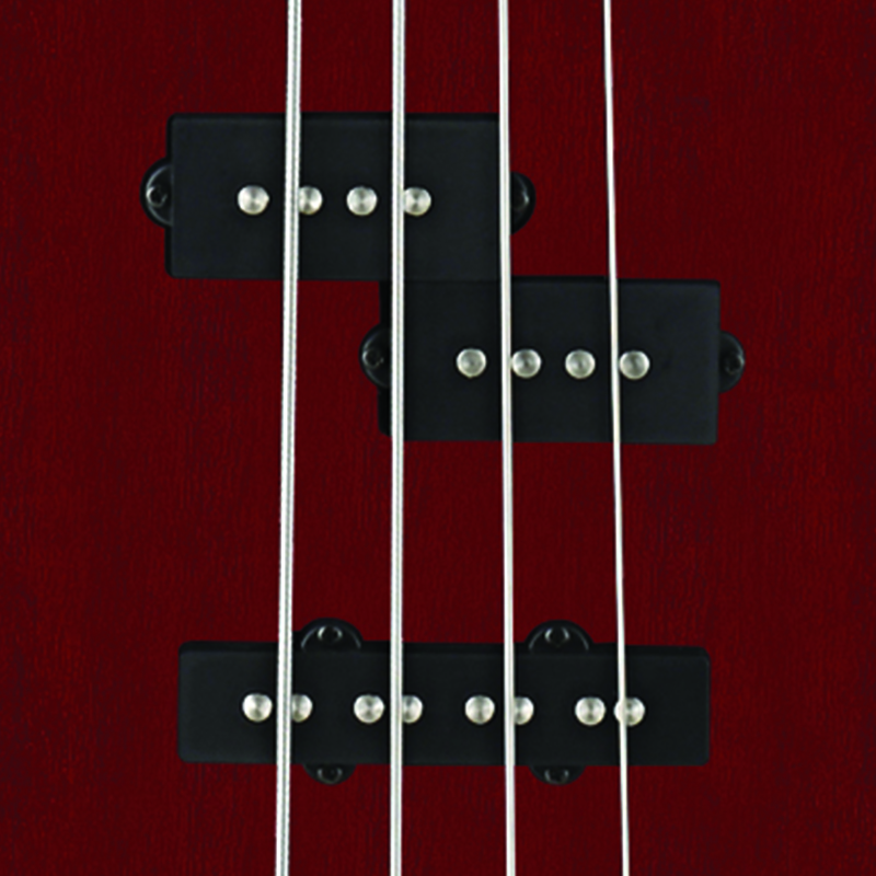 Cort Action Pj Opw - Open Pore Walnut - Solidbody E-bass - Variation 2